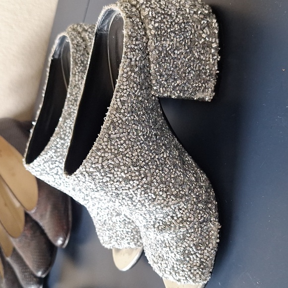 Maison Martin Margiela Shoes - MM6 Maison Margiela Pre-owned Silver Beaded Mules